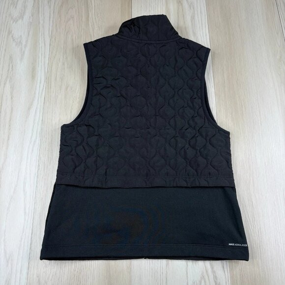 Nike Aerolayer Womens Running Gilet Vest Size XS Black Padded Pockets NEW - Picture 9 of 12